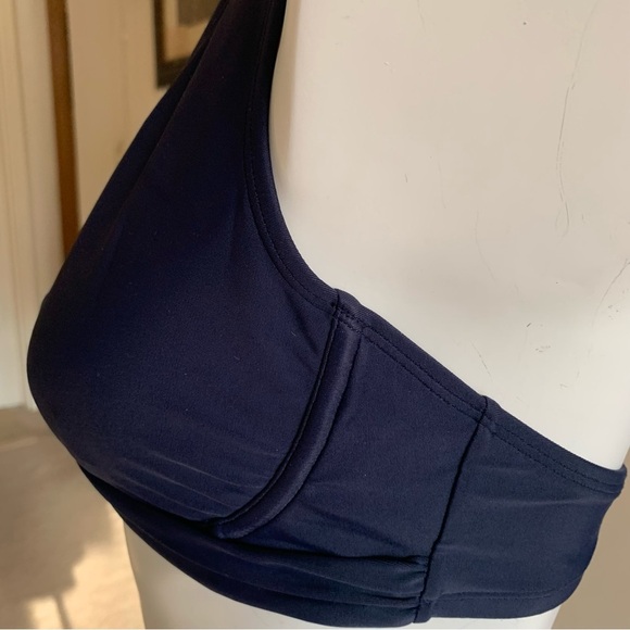 Athleta Navy Underwire Bikini Top - 36 B/C - Picture 3 of 11